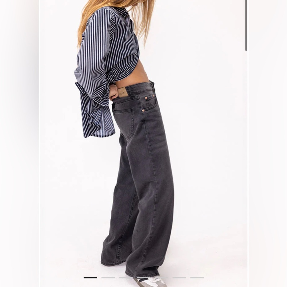 Motel rock low rise Parallel jeans parallel jeans vintage black